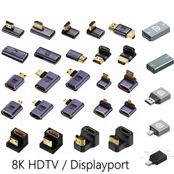 Adaptador DisplayPort 1.4 a Mini DisplayPort Hembra-Hembra 8K