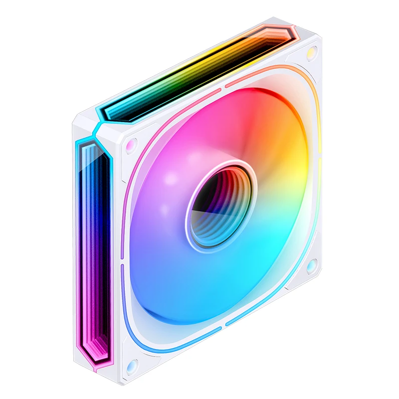 JONSBO FR-505B ventilador con cubierta de 120mm serie espejo inverso ventilador silencioso 5V 3PIN ARGB ventilador enfriador de CPU - imagen 2