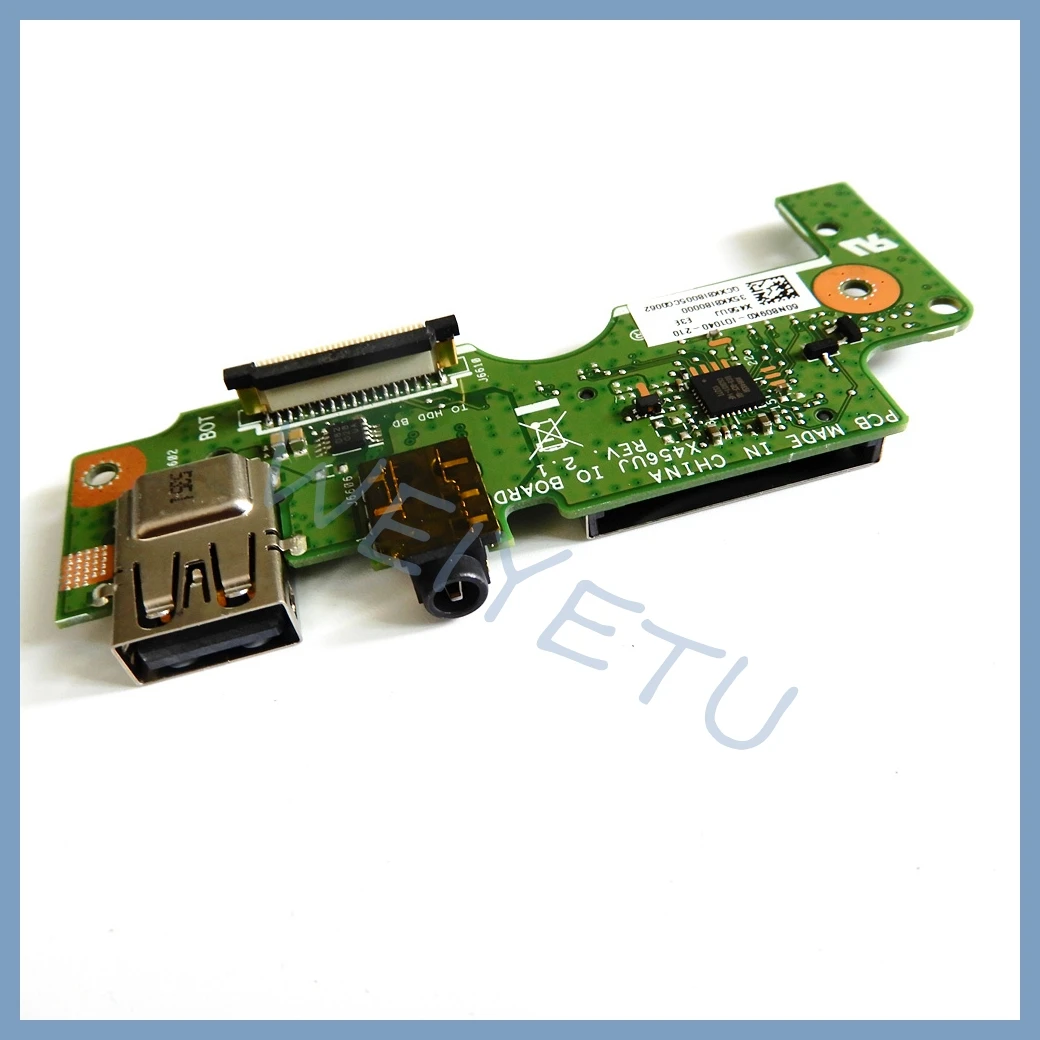 Placa X456UJ IO REV 2,1 para For Asus X456U X456UJ K456U A456U F456U R456U Laotop placa de AUDIO USB placa IO - imagen 3