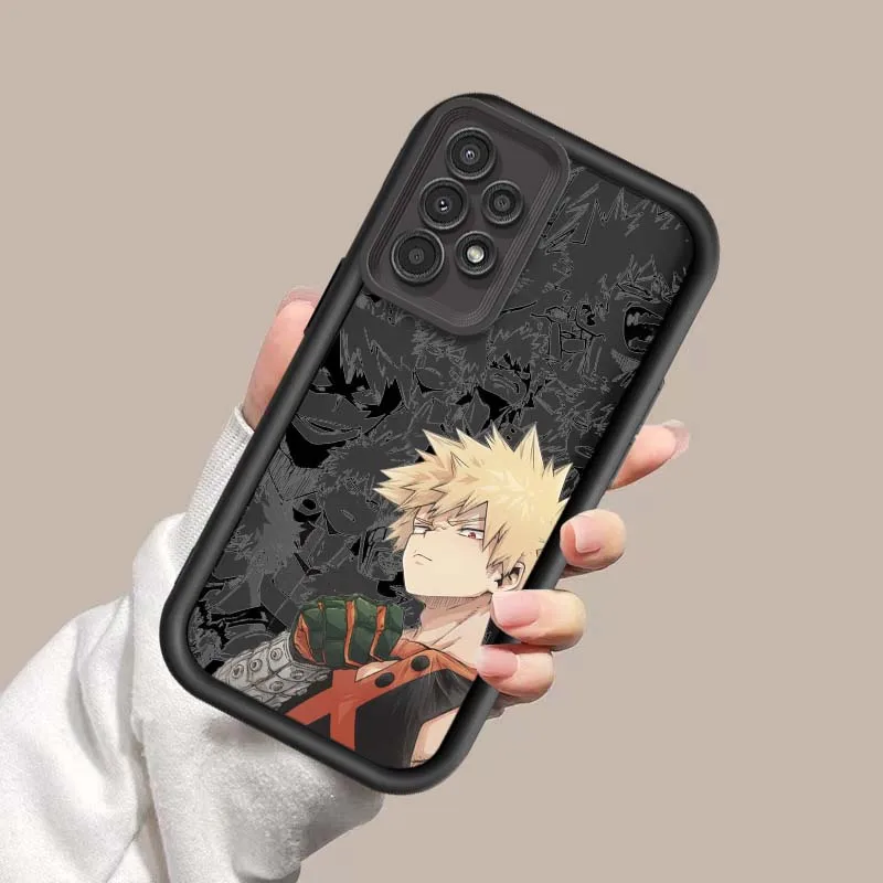 Bakugou Katsuki para Samsung Galaxy A04E A04 A04S A05 A06 A10S A11 A12 A13 A14 A15 A16 funda de teléfono con escalera ocular - imagen 3
