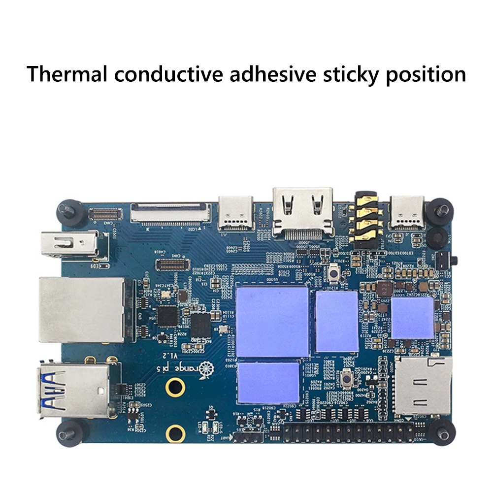Caja de disipador de calor de CPU de aleación de aluminio con ventilador, cubierta protectora de disipador de calor de CPU, accesorios de repuesto para Orange Pi 5 - imagen 5