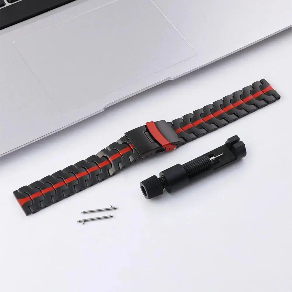 Correa de acero inoxidable de 22mm para KOSPET TANK M2 M3 T2 T3, Correa de eslabones metálicos para KOSPET TANK T3 M3 Ultra, pulsera para reloj inteligente - imagen 2