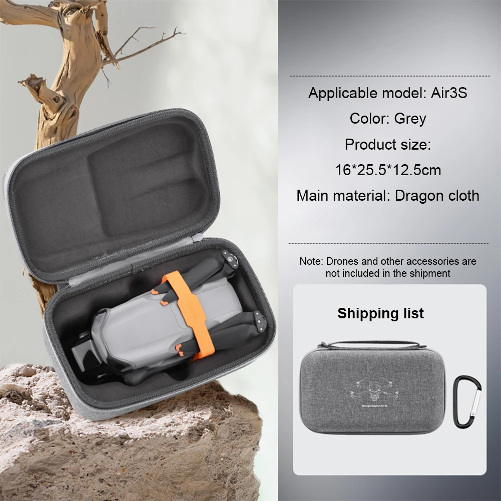 Estuche de transporte para Dron, estuche de transporte para cuerpo, bolsa de viaje portátil, accesorios para Dron DJI Air 3S - imagen 5
