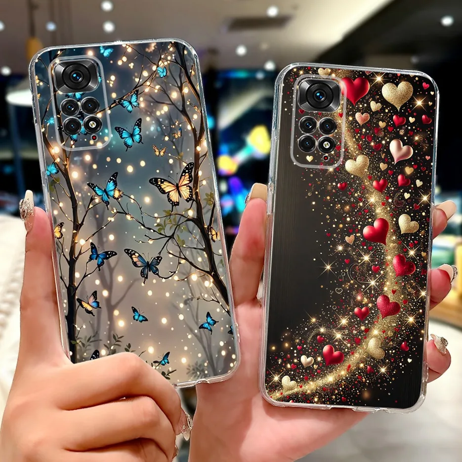 Para Xiaomi Redmi Note 11 4G funda Note 11S Cool Fashion funda pintada funda de silicona suave para Xiaomi Redmi Note 11 Pro Plus Fundas - imagen 5