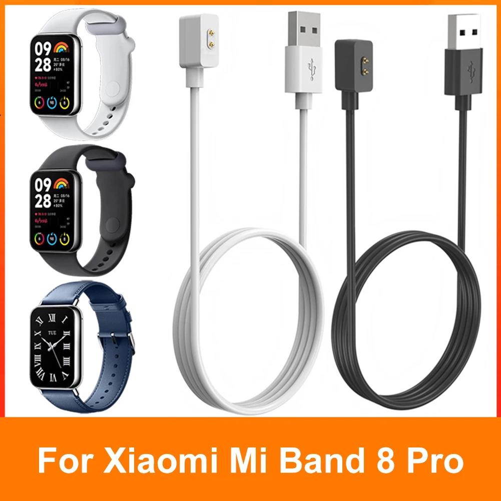Cable de carga de 1m, Accesorios inteligentes, cargador magnético USB, múltiples protecciones, adaptador de corriente para Mi 8 Pro/8/Redmi Band 2/Active 3