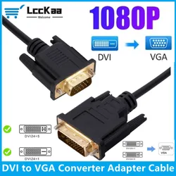 LccKaa Adaptador DVI a VGA – Full HD para PC y Monitor