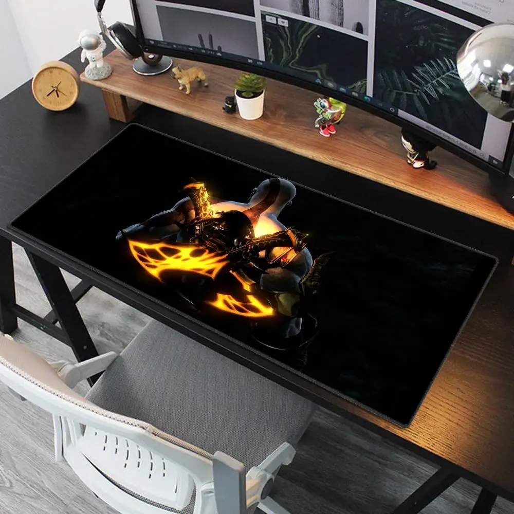 Alfombrilla de ratón Xxl God of War, accesorios para juegos, teclado, alfombra para ordenador, alfombrilla de escritorio para juegos, alfombrilla grande para Pc Gamer, mesa, alfombrilla para ratón de 90x40cm - imagen 3