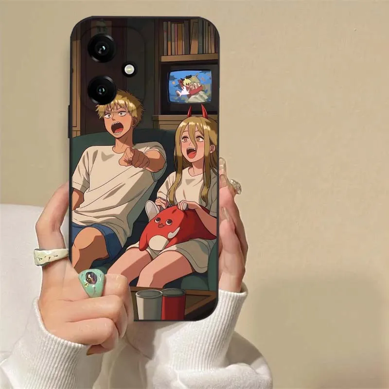 Motosierra hombre Anime para Honor X9C X9B X9A X9 X8C X8B X8A X8 X7C X7B X7A X7 X6B X6A X60i X60 X6 X5B 5G funda de teléfono - imagen 3