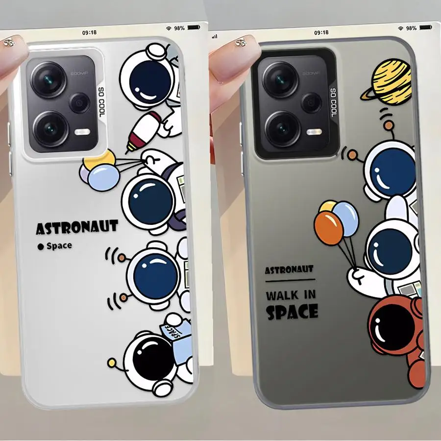 Funda con estampado de astronauta de dibujos animados para Xiaomi Redmi Note 10 11 Pro 11s 12 13 14 Pro Plus 10s, funda suave - imagen 5