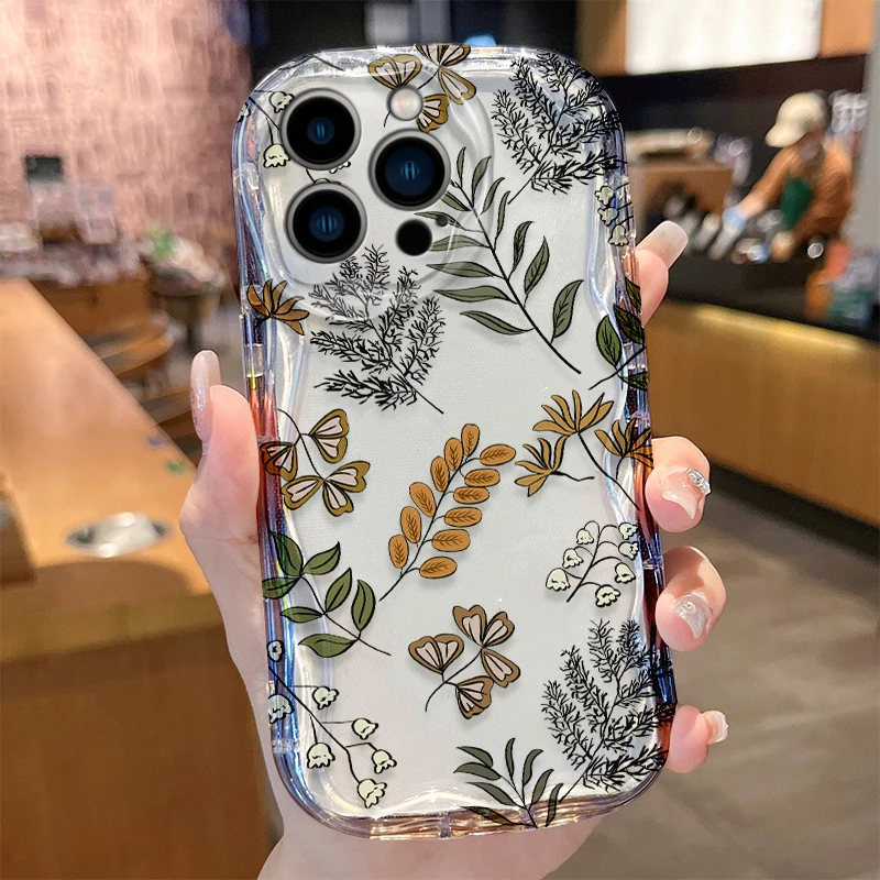 Funda de piña de Hojas de arce para iPhone 17 Air 16 E 15 14 Plus 13 12 Mini 11 Pro Max, Fundas suaves de silicona líquida a prueba de golpes - imagen 5