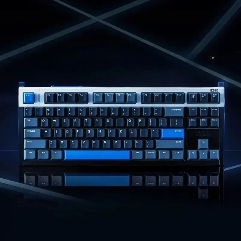 Teclado con interruptor magnético IQUNIX EZ80, estructura de junta RT0.01, aleación de aluminio, conexión cable personalizada, Teclado mecánico para jugar - imagen 2