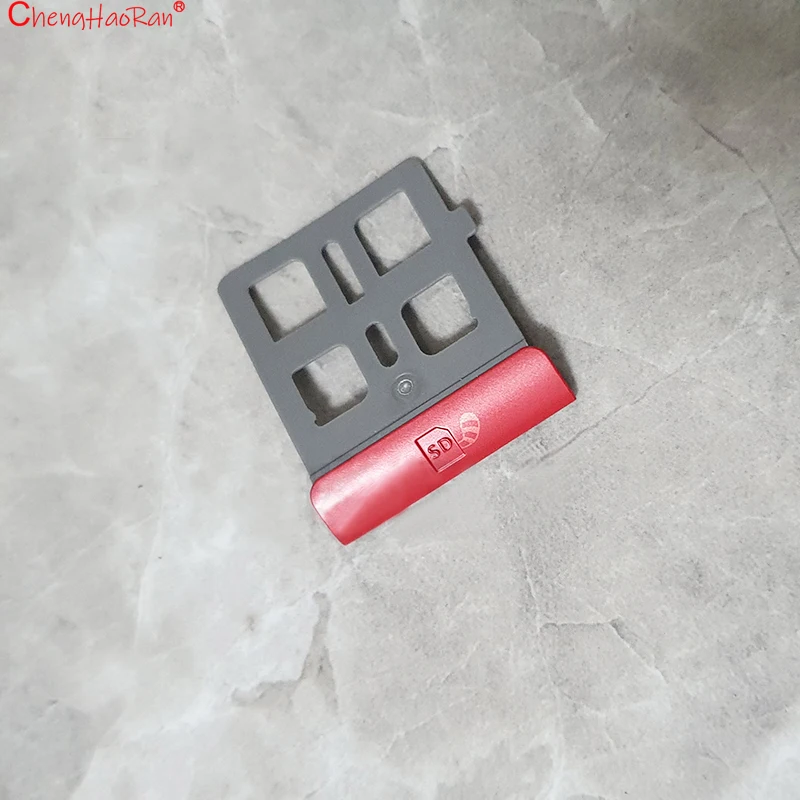 Marco de soporte de cubierta de ranura para tarjeta de juego SD Original, pieza de reparación de consola Nintendo 3DS LL/3DS XL, blanco, negro, plateado, rojo limitado, 1 ud. - imagen 3