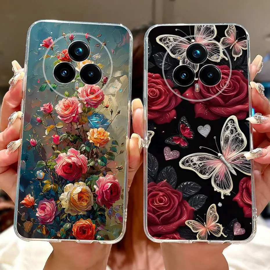 Funda de teléfono con pintura bonita para Realme 14 Pro + 14Pro 5G, funda trasera de silicona suave TPU para Realme 14 Pro Plus 5G, parachoques - imagen 3