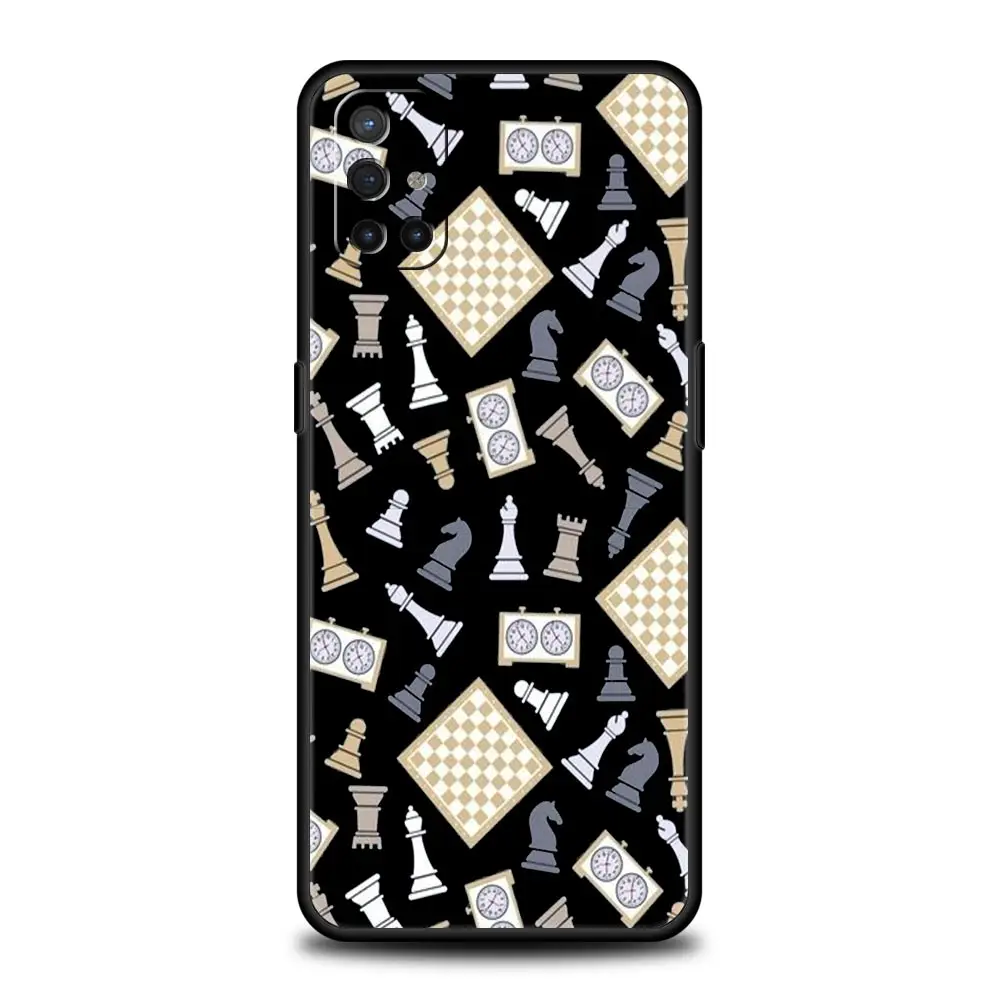 Tablero de ajedrez, funda de teléfono para OnePlus 15 13 12 11 10 9 8 13T 10T 7T Pro 13R 12R 9RT 8T Nord 4 2T CE 2 3 5G Lite - imagen 2