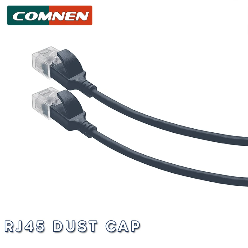 Protector de enchufe Modular Rj45, cubierta antipolvo de 10 piezas, conector Ethernet Lan Rj45, cubierta de enchufe de red para Cat5e Cat6 Cat7 - imagen 5