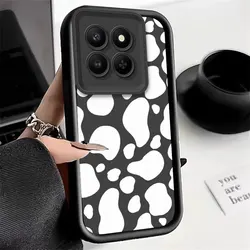 Funda de silicona para Honor 400 Smart, X9D y X7D – Leopardo