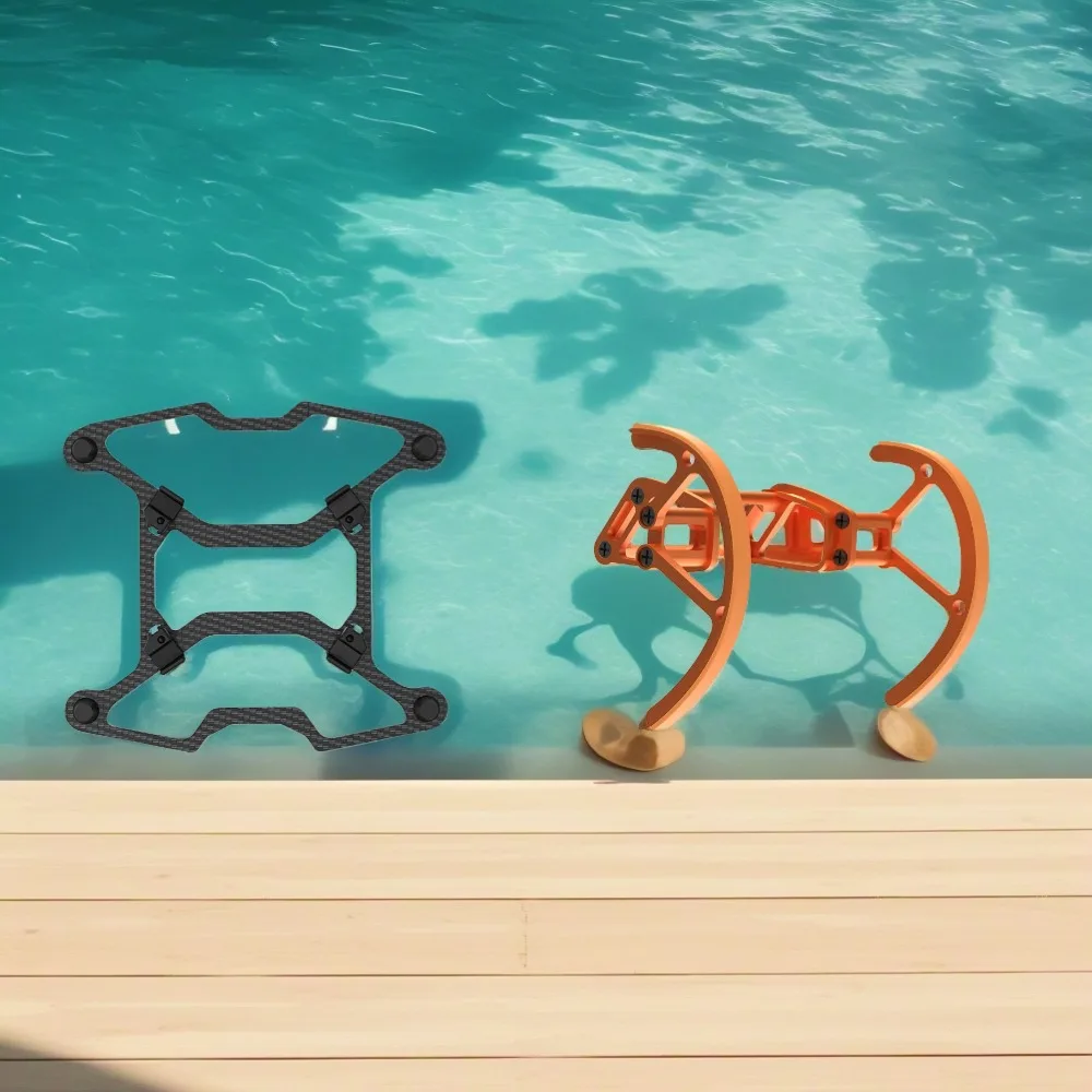 Protector de chasis inferior de parachoques de cámara cardán para lente de Dron DJI Avata2, barra anticolisión, Protector de protección superior de aleación de aluminio