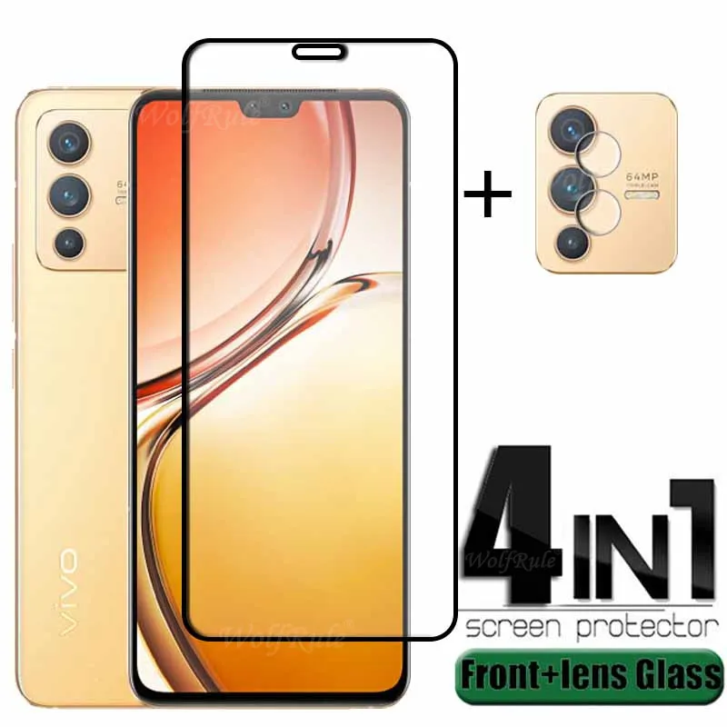 Vidrio de cubierta completa para Vivo V23 5G vidrio para Vivo V23 5G vidrio templado 9H HD Protector de pantalla protectora para Vivo V23 lente de vidrio - imagen 2