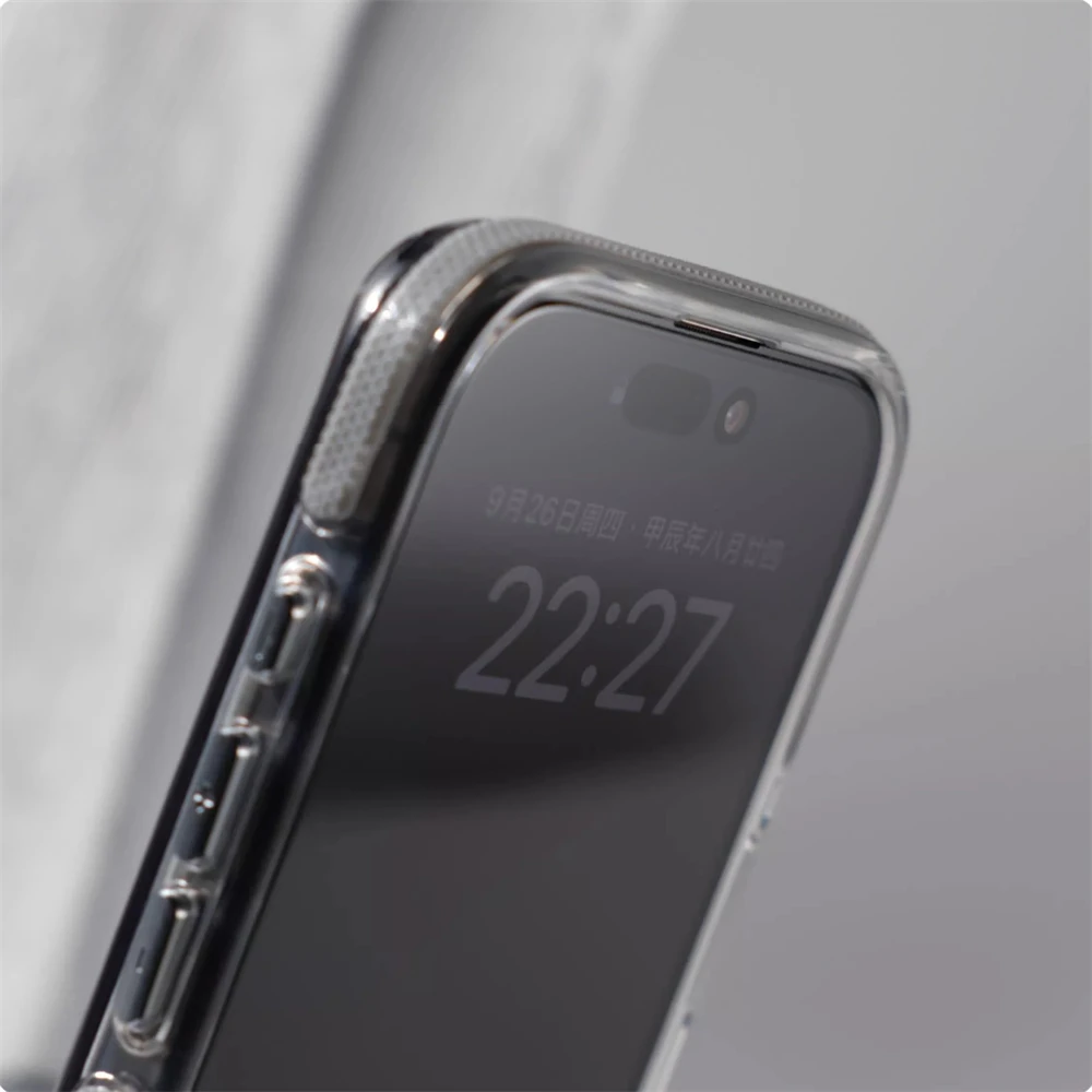 Textura de fibra de carbono de lujo para Magsafe, funda a prueba de golpes para iPhone 17 Pro Max 16 15 14 13 12, cubierta de armadura magnética con lente de aleación de aire - imagen 4