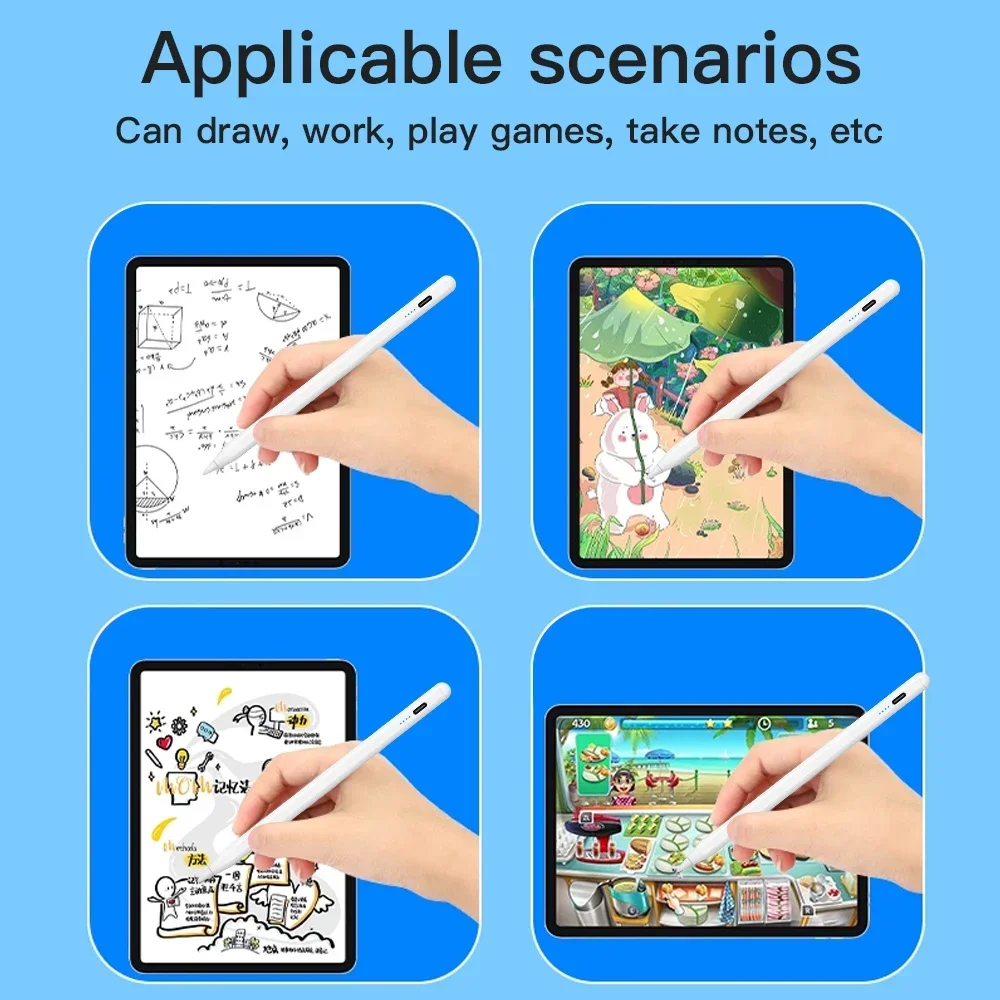 2025Lápiz óptico Universal para tableta para IOS Android IPad Air para Apple Pencil carga rápida magnética para teléfono Lenovo Samsung Xiaomi - imagen 3