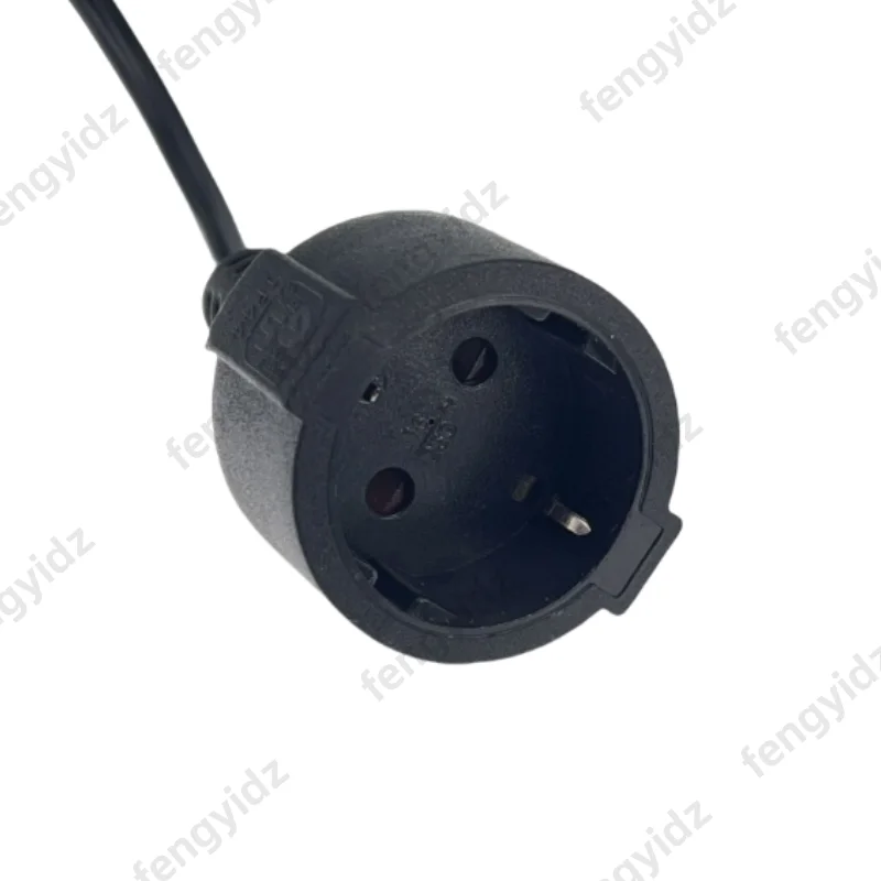 Cable de extensión de alimentación europeo de la UE, Cable de extensión de alimentación macho a hembra de Alemania para PC, ordenador, PDU, UPS, 0,3 M, 0,5 M - imagen 5