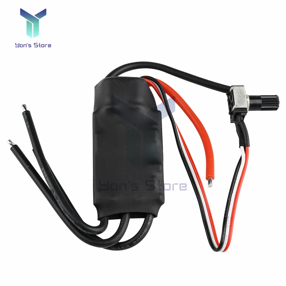 Controlador de Motor sin escobillas trifásico DC 7-24V 200W 1000W BLDC Placa de accionamiento de Motor DC sin pasillo con potenciómetro compatible con entrada PLC 0-5V - imagen 5