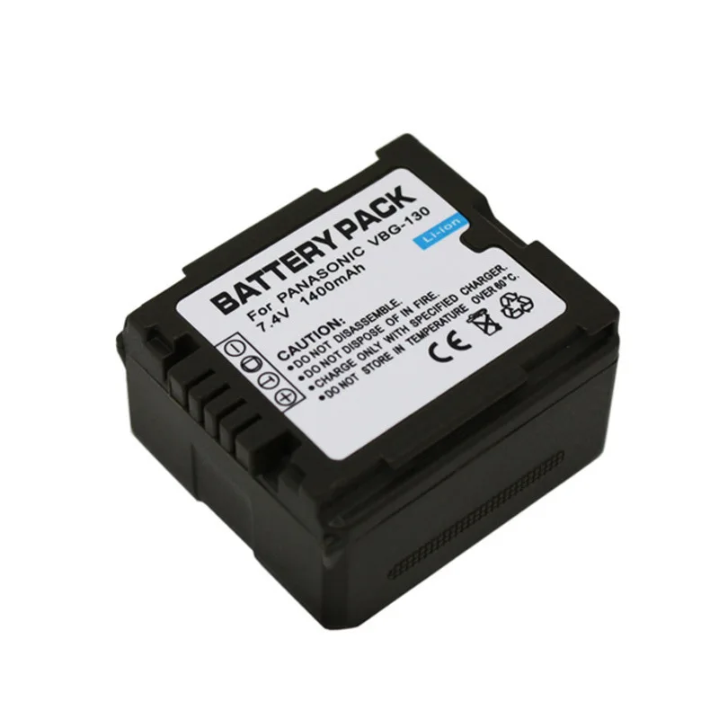 VW-VBG070 VW-VBG130 VW-VBG-260 VW-VBG390 cámara Li-ion batería para cámaras Panasonic serie VBG SD100 SD200 SD700 HS20 HS200 - imagen 3