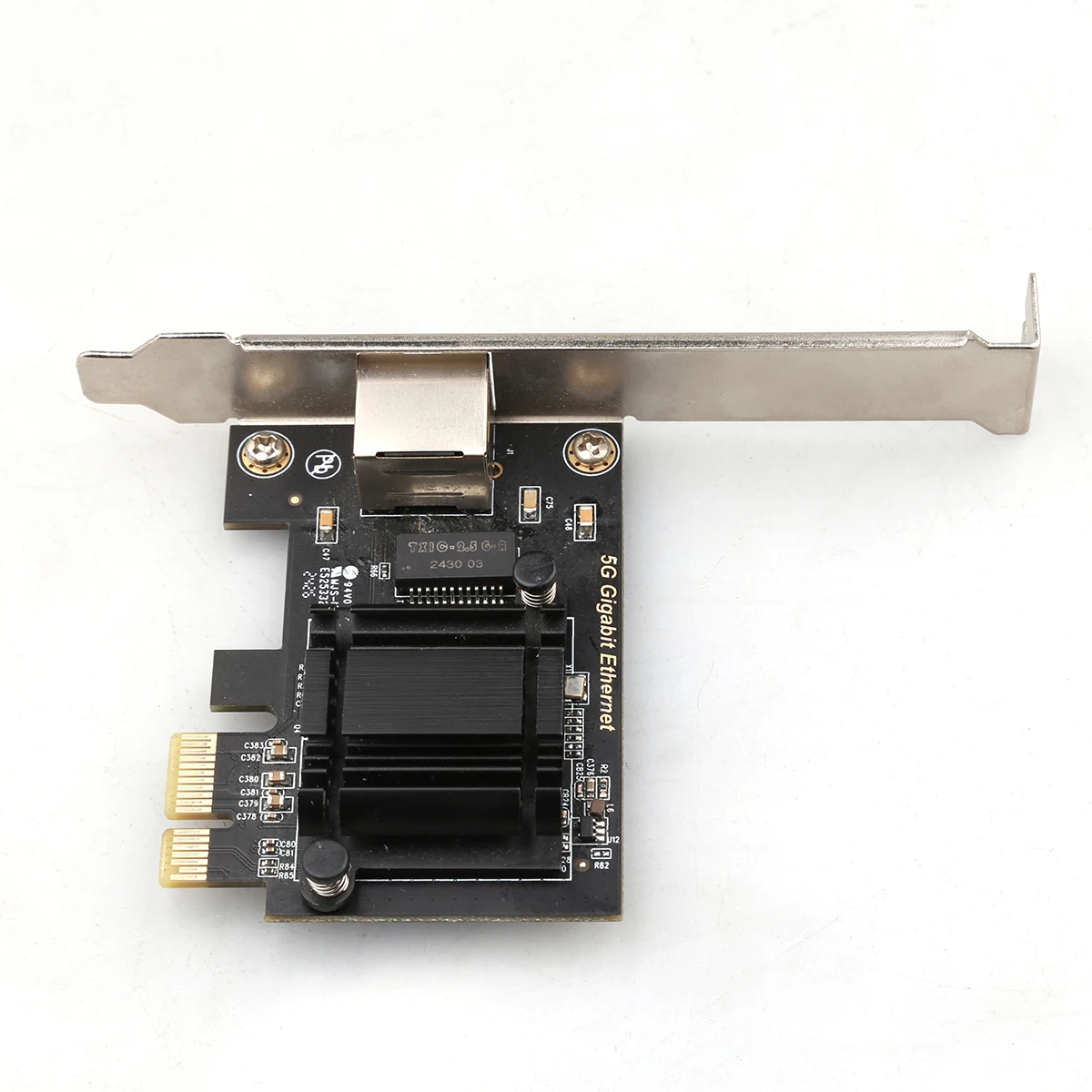 Tarjeta Lan PCIe3.1 1X 5G, tarjeta de red PCIe de puerto único de 5Gbps, proporciona velocidades de red múltiple, Gigabit Ethernet, compatible con PXE y WOL - imagen 5