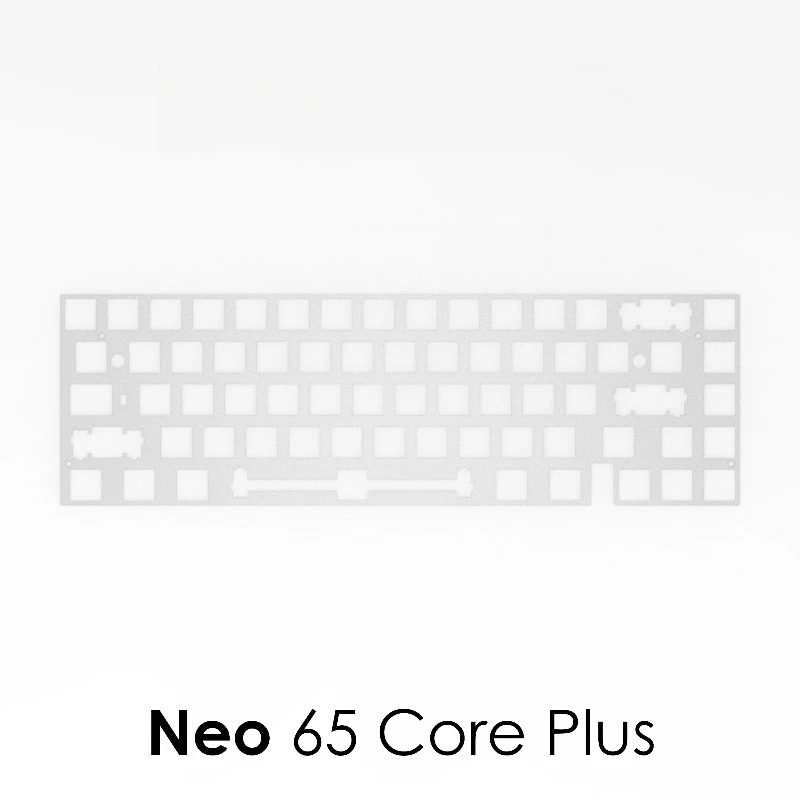 Placa de teclado Neo65 Core Plus, placa de posicionamiento de teclado de aluminio PP PEI para PC, accesorios de teclado mecánico para juegos y oficina - imagen 5