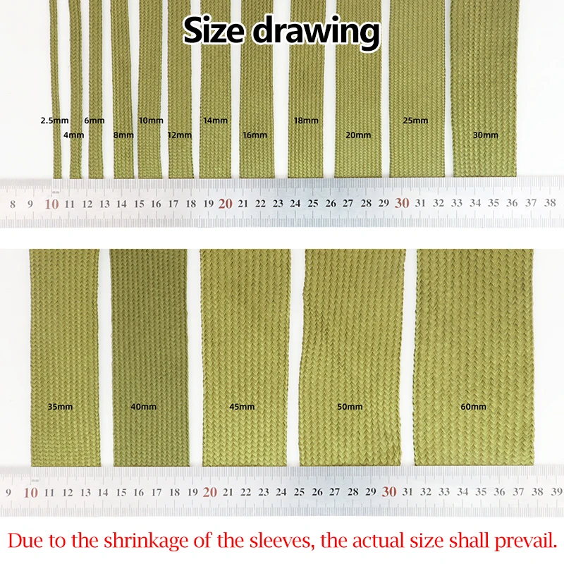 1 ~ 30m nueva envoltura de Cable de manga aislante trenzada de nailon 2,5mm - 60mm protección de Cable de funda expandible de poliamida de alta densidad ajustada - imagen 2