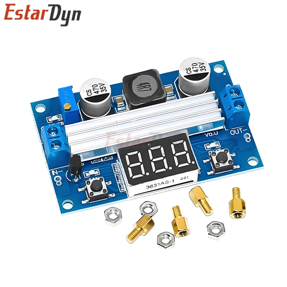 LTC1871 DC-DC Boost Converter Módulo de potencia elevador 3-35V a 3,5-35V con pantalla LED del medidor de voltaje 100W - imagen 4