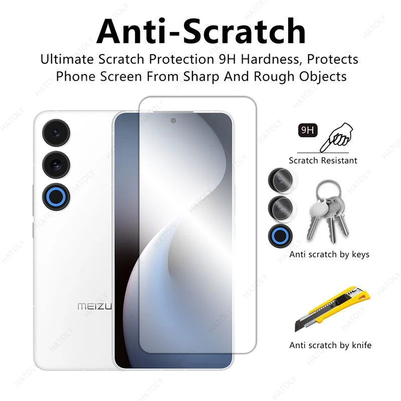Vidrio templado para Meizu 21 Note, Protector de pantalla ultrafino, película de lente para Meizu 21 Note 5G - imagen 2
