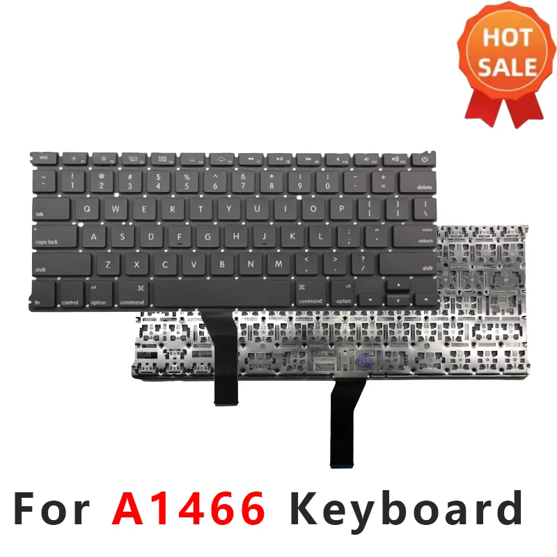 Nuevo teclado A1466 para Macbook Air 13 ''2012-2017 teclado de repuesto EE. UU. Reino Unido Japón español Frence diseño árabe holandés