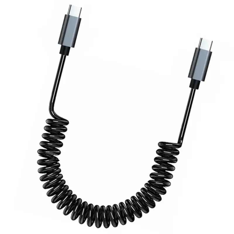 R53C versátil USB C a USB C Cable flexible USB C a USB C Cable carga apropiado para cargar rápido varios dispositivos USB C - imagen 2