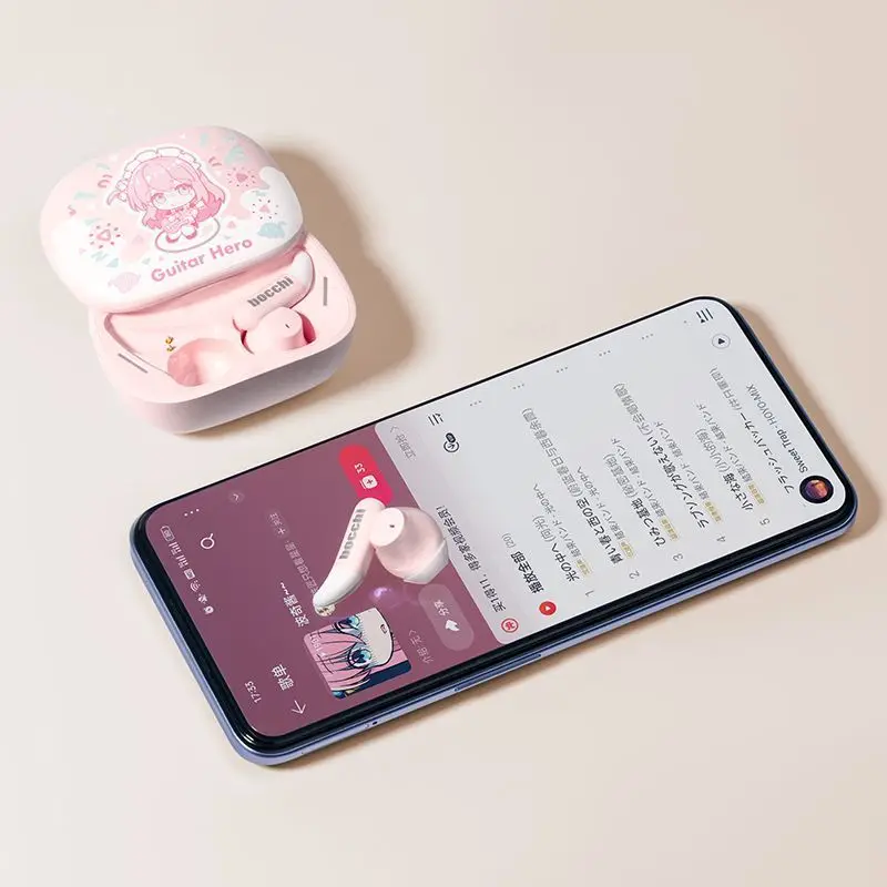 Auriculares inalámbricos HIFI Anime Honkai Impact 3 Bluetooth 5,3 auriculares Bocchi Cosplay in-ear Control táctil regalo de cómic para estudiantes - imagen 5