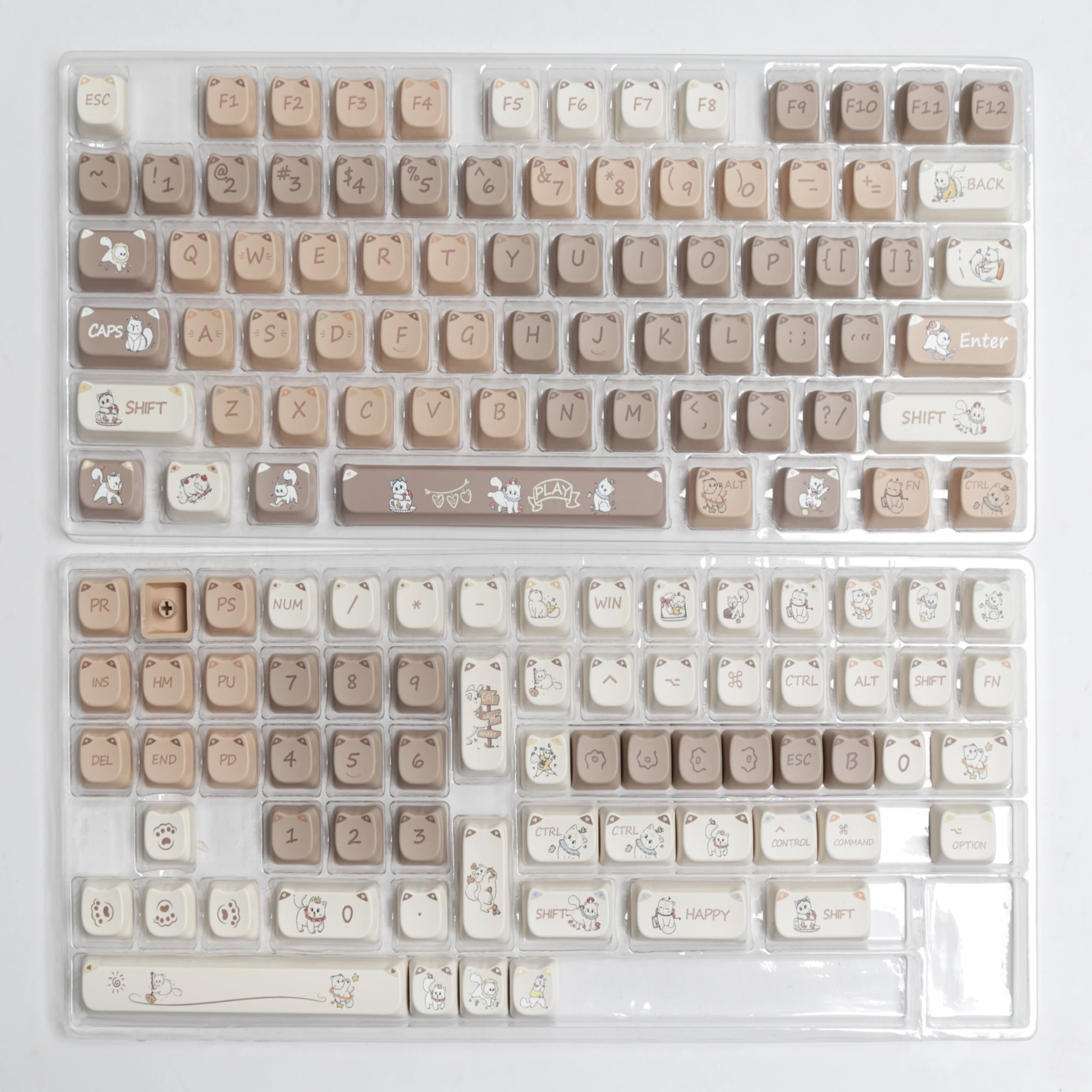 JCM-teclas MAO para teclado mecánico, teclas de Material PBT, diseño Alice, para juegos, A75 Hi75 - imagen 3