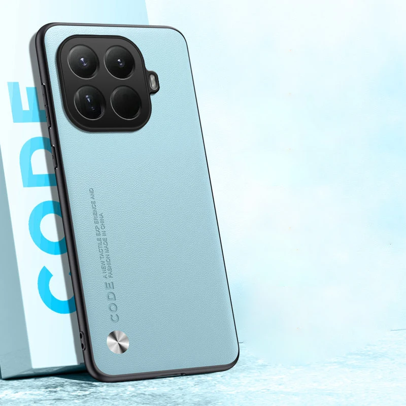 Funda rígida de protección de lente a prueba de golpes de cuero PU de primera calidad para Xiaomi 15T 15T Pro - imagen 3