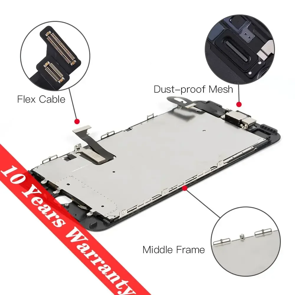 PINZHNEG alta calidad INCELL LCD OEM para iPhone 8 PLUS 6 pantalla 7 Plus 6S SE 2020 pantalla de repuesto 10 años de garantía - imagen 3