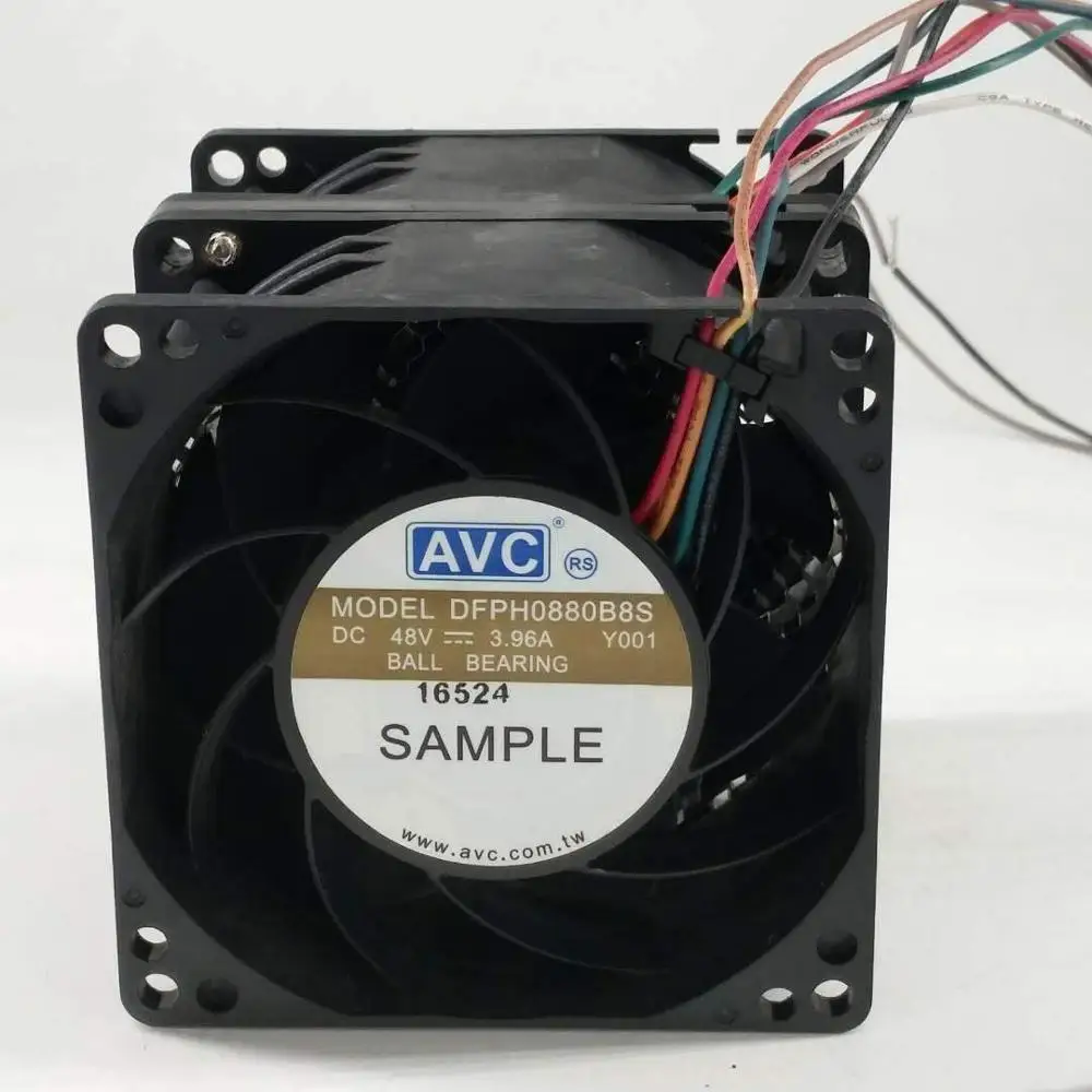 AVC DFPH0880B8S Ventilador 48V 8cm Motor Dual Alta Velocidad