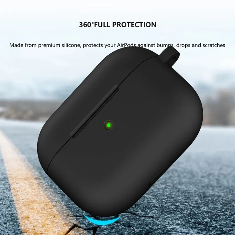 Funda de silicona para auriculares AirPods 1/2, funda para auriculares inalámbricos, funda para Airpods pro2 con funda - imagen 4