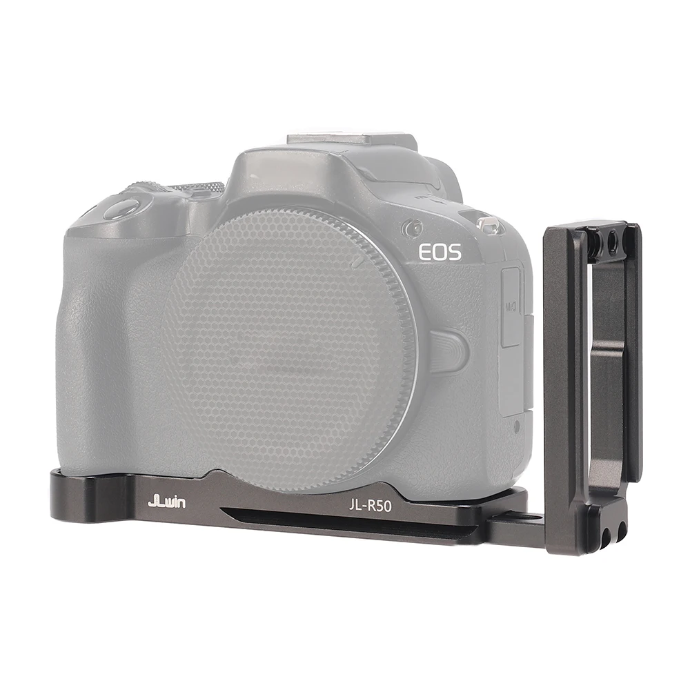 Soporte en L de Metal para Canon EOS R50 Vlogging, Kit de trípode, soporte de placa en L, agarre de mano, placa QR, accesorios para cámara de fotografía - imagen 3