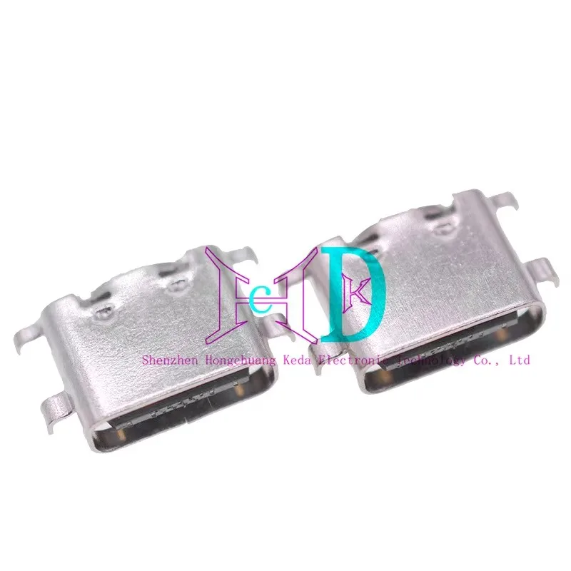 Conector USB tipo C de 16 pines, puerto de carga hembra, conector PCB SMD SMT, enchufe de USB-C DIY, adaptador de reparación DIY, 10 Uds. - imagen 3