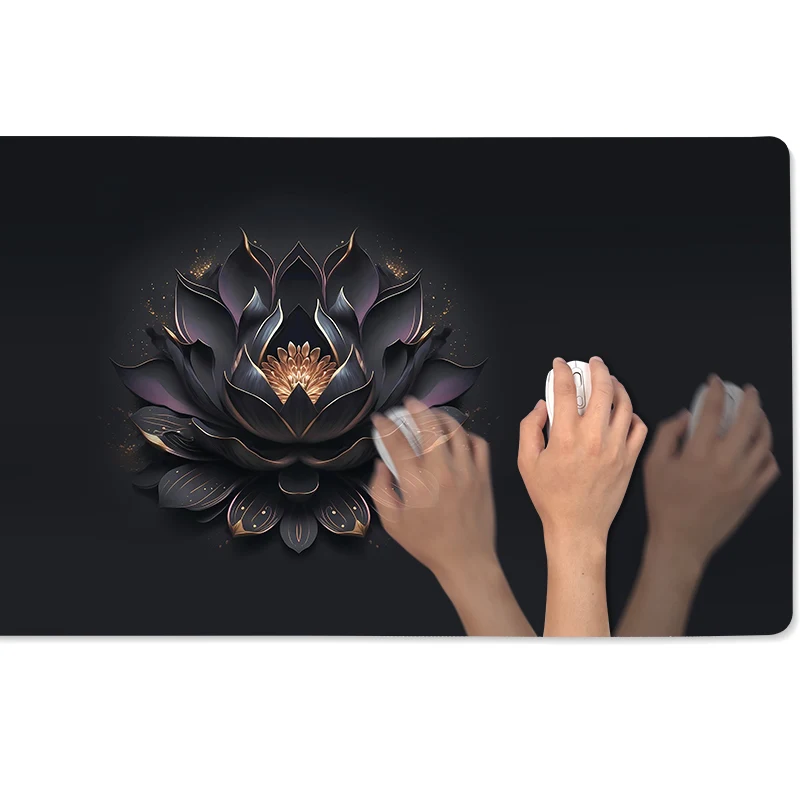 Alfombrilla de escritorio para ratón, teclado XXL, alfombra para ratón, alfombrilla de goma antideslizante para ratón de jugador, alfombrilla de ratón para ordenador portátil grande - imagen 2