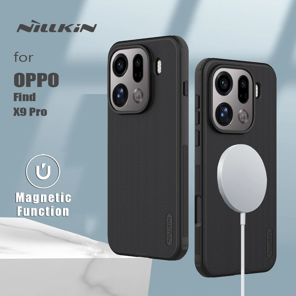 Nillkin para OPPO Find X9 Pro 5G funda marco suave magnético esmerilado Pro 360 PC TPU mate protección trasera completa - imagen 2