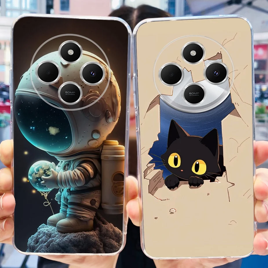 Para Xiaomi Redmi 14C funda elegante pintada 6,88 ''carcasa de silicona suave para Xiaomi Poco C75 C 75 PocoC75 Redmi14C fundas de teléfono - imagen 3