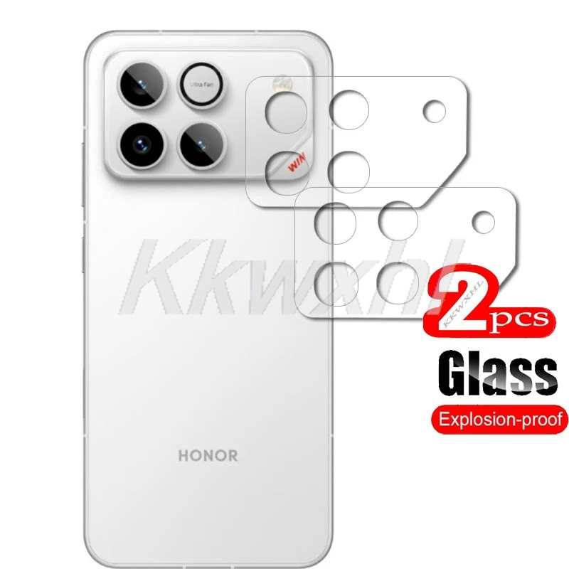 2 uds 9H película de lente de cámara 3D para Honor WIN 6,83 "HonorWIN AAP-AN00 cubierta protectora trasera de vidrio templado