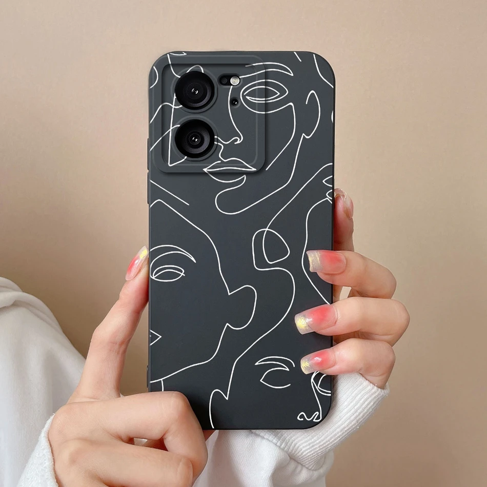 Para Xiaomi 13T Pro funda amor corazón suave silicona líquida protección de cámara contraportada para Xiaomi13T 13TPro fundas de teléfono anticaídas - imagen 3