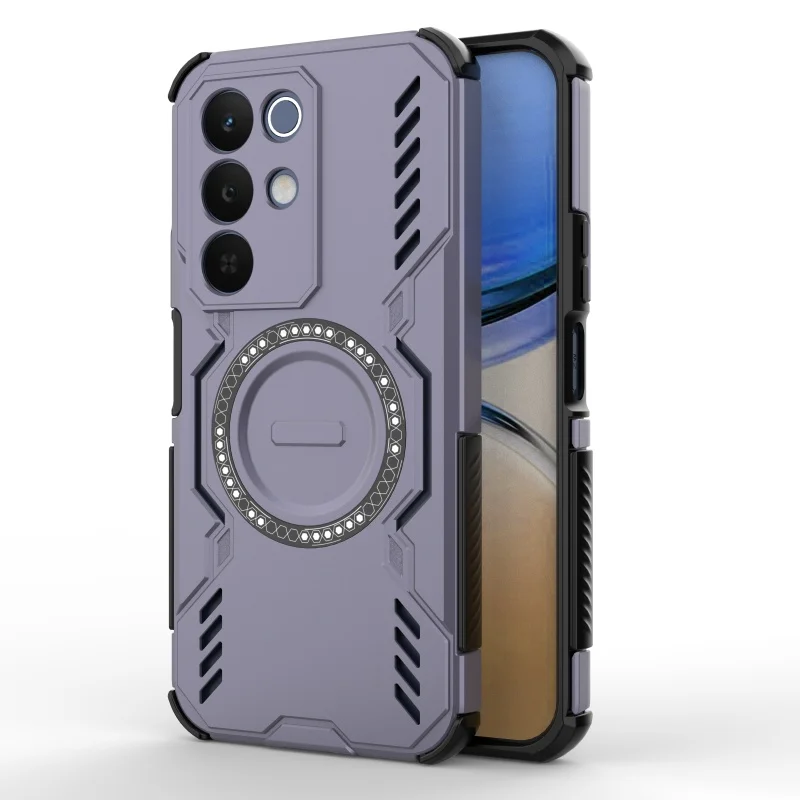 Para Realme 15X funda Realme 15X Capas nueva a prueba de golpes trasero adsorción magnética carga inalámbrica Fundas traseras OPPO Realme 15X