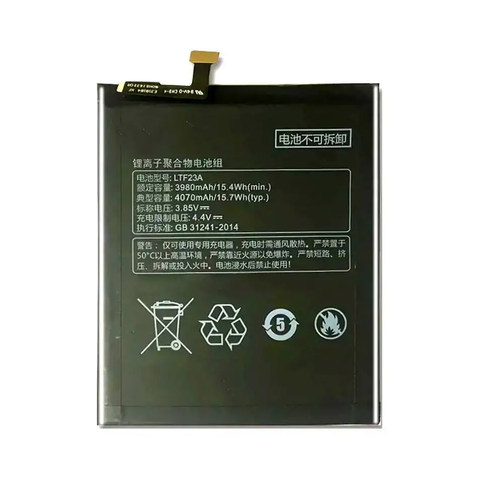 Batería de teléfono móvil LTF23A 4070Mah para Leeco Letv LE Pro 3 Pro3 X720 X722 X728 potencia confiable de alto rendimiento