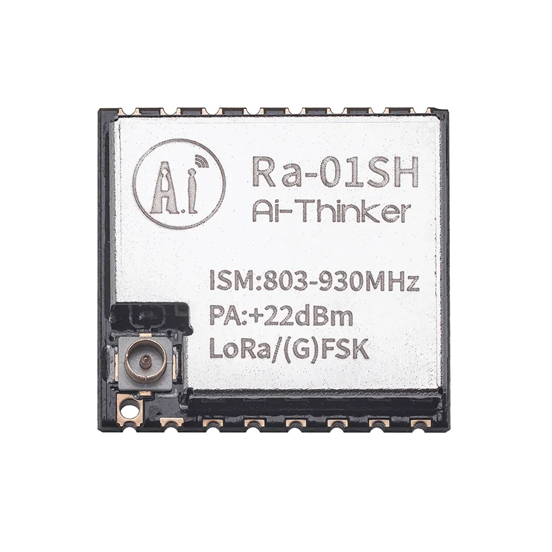 LoRa-módulo RF inalámbrico, Chip SX1262, Ra-01SH de banda de 868-915MHz
